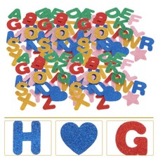 5 Bags Adhesive Letter Stickers Glitter Letters Foam Kids Scrapbooking Crafts