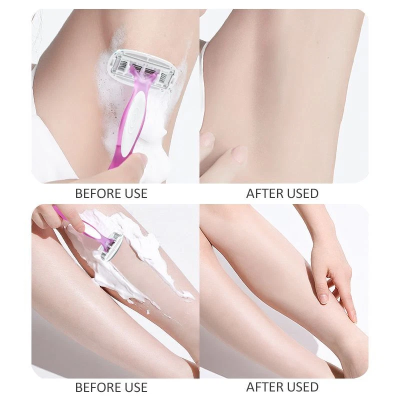 Maquinillas de afeitar BIC Soleil Sensitive para mujer tira de humedad para un afeitado más suave 5 hojas Foto 4 de 4