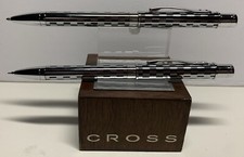 Cross Pen Set Chrome/Black NWOB
