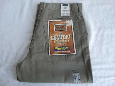 Wrangler Ohio Jeans W31/32 L34 NEU khaki W12846214 - fällt schmaler aus