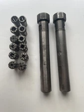 Taper Collet & Chuck Extensions 12 Collets +2 Holders