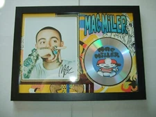 MAC MILLER   SIGNED  FRAMED  DISPLAY