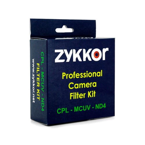 Zykkor 3 pcs camcorder camera lens filter kit set 43mm MC UV CPL Polarizer ND4 - Picture 2 of 3