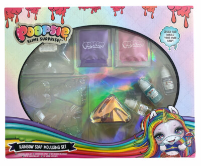 Poopsie Einhorn Schleim Überraschung Regenbogen Seife Gießform Set Kit