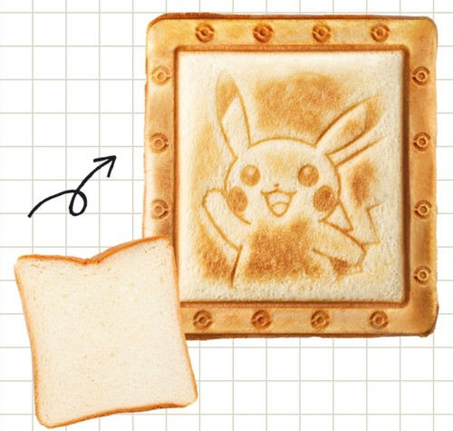 Pokemon x BRUNO Hot Sandwich Maker Double Pancakes Pikachu Charizard AC100V NEW - Picture 5 of 10