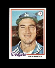Rick Rhoden Signed Original 1978 Topps Los Angeles Dodgers Autograph