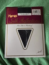 Hanes Silky Reflections Pantyhose Control Top  Size CD Classic Navy 718