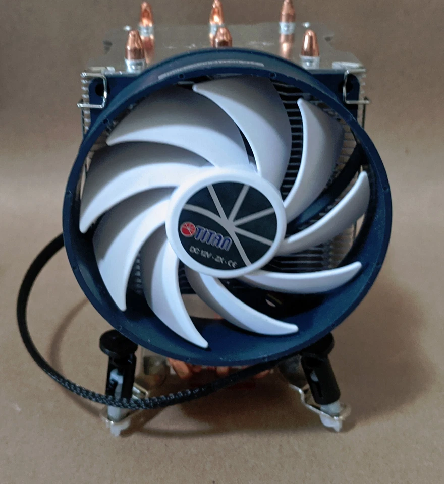 NEW Titan 95mm 4pin PWM TTC-NK35TZ/RPW/V5 CPU Cooler for LGA 2011/1156/775/1366 - Image 4 of 4