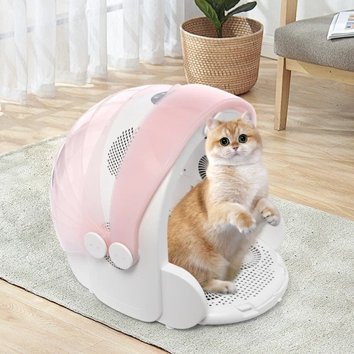 Pet Hair Dryer Box Pet Dryer 127L for Cat Small Dogs Drying Blower 8 Fans 4Speed - Bild 2 von 6