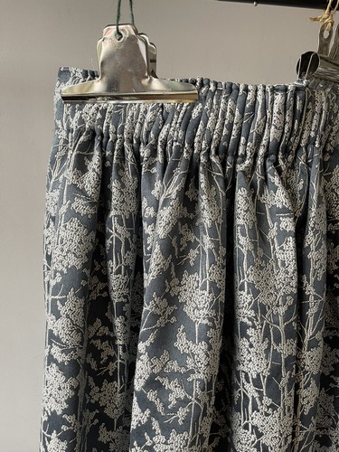 Ashley Wilde Curtains ink blue Width 162cm x Drop 137cm - Shop Clearance NEW! - Imagen 3 de 12