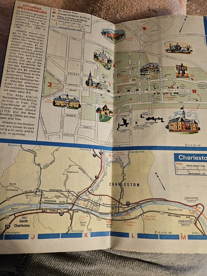 Roadmap 1978 Delaware, Maryland, Virginia, West Virginia Exxon eBay
