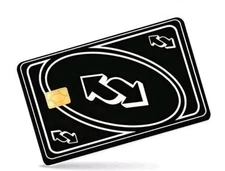 Reverse Credit/Debit Card Cover Skin Sticker 