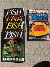 6 x Aquarium Fish Magazine 1994 - 1998