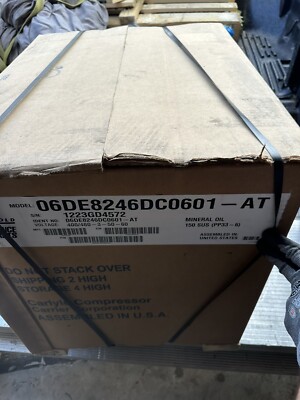Carlyle Compressor Semi Hermetic 06DE8246DC0601 06DE 8246DC0601 06D Carrier
