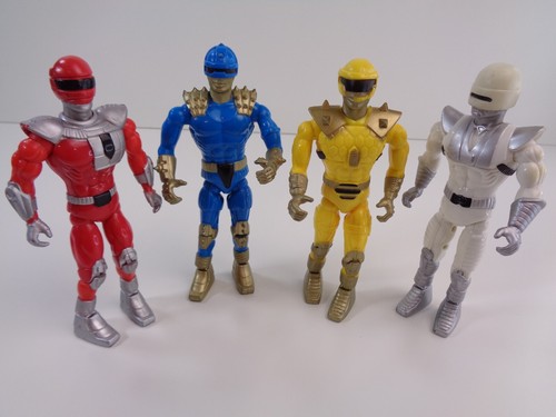 1991 Lanard Toys Atomic Power Ranger Warriors 6" Scale Set 4 Figuren Konvolut - Bild 2 von 20