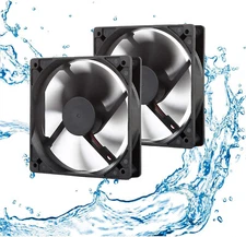 120Mm X 25Mm 12V IP67 Waterproof DC Cooling Fan Dual Ball Bearing Ventilation fo
