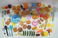 Plastic Pretend Play Food Fruit Eggs Dishes Kitchen Children Kids Toys Lot 2