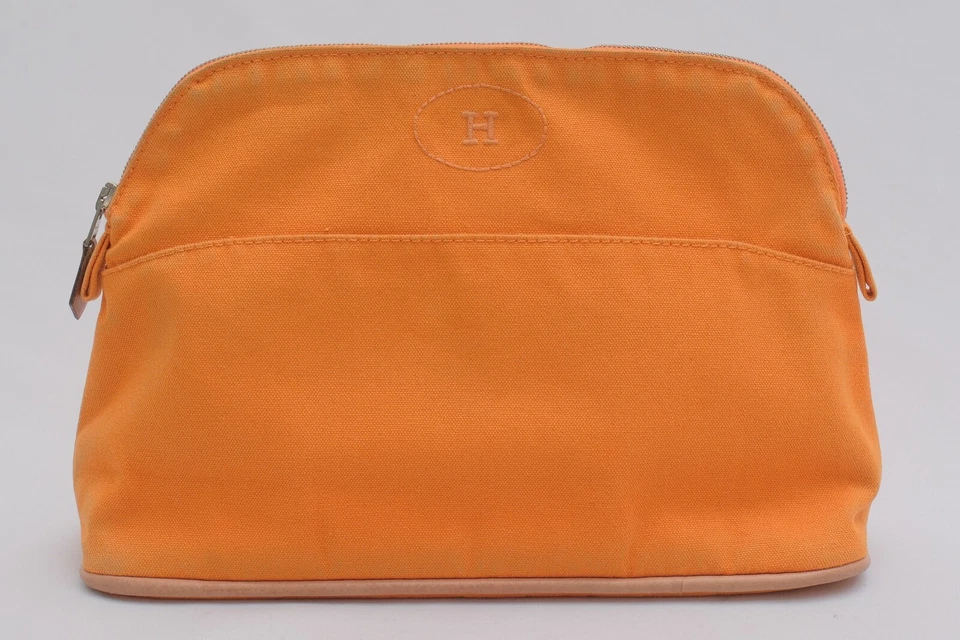 HERMES Bolso Bólido Cartera MM Naranja Auténtico Foto 3 de 4