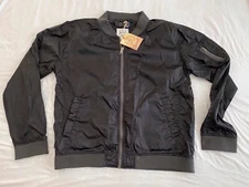 Brandit Windbreaker Front Zip Spring Jacket Black 3XL German Military Army Gear