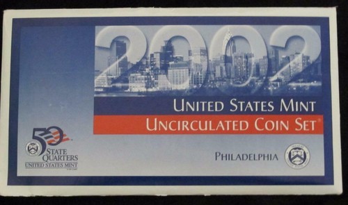 2002 Uncirculated Mint Set * Philadelphia & Denver * 20 Coins *Original Envelope - Picture 11 of 12