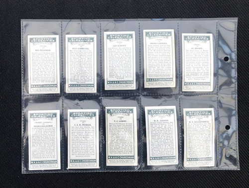 Original 1931 Churchman Sporting Celebrities Rare Full Set Of 50 Cards - Picture 5 of 11