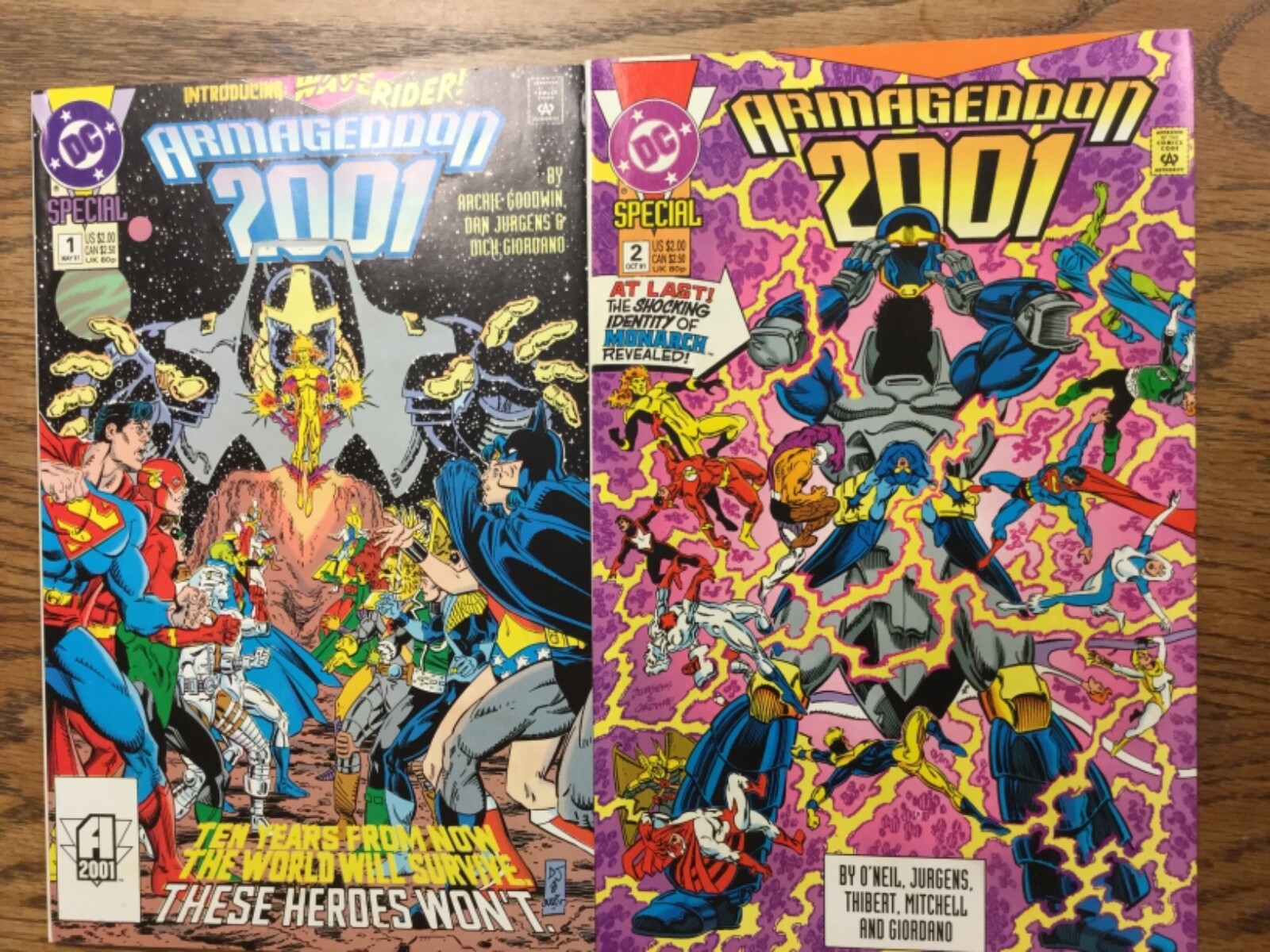 armageddon 2001 special set of 1 & 2