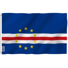 Anley 3x5 Feet Cape Verde Flag - The Republic of Cape Verde Flags Polyester