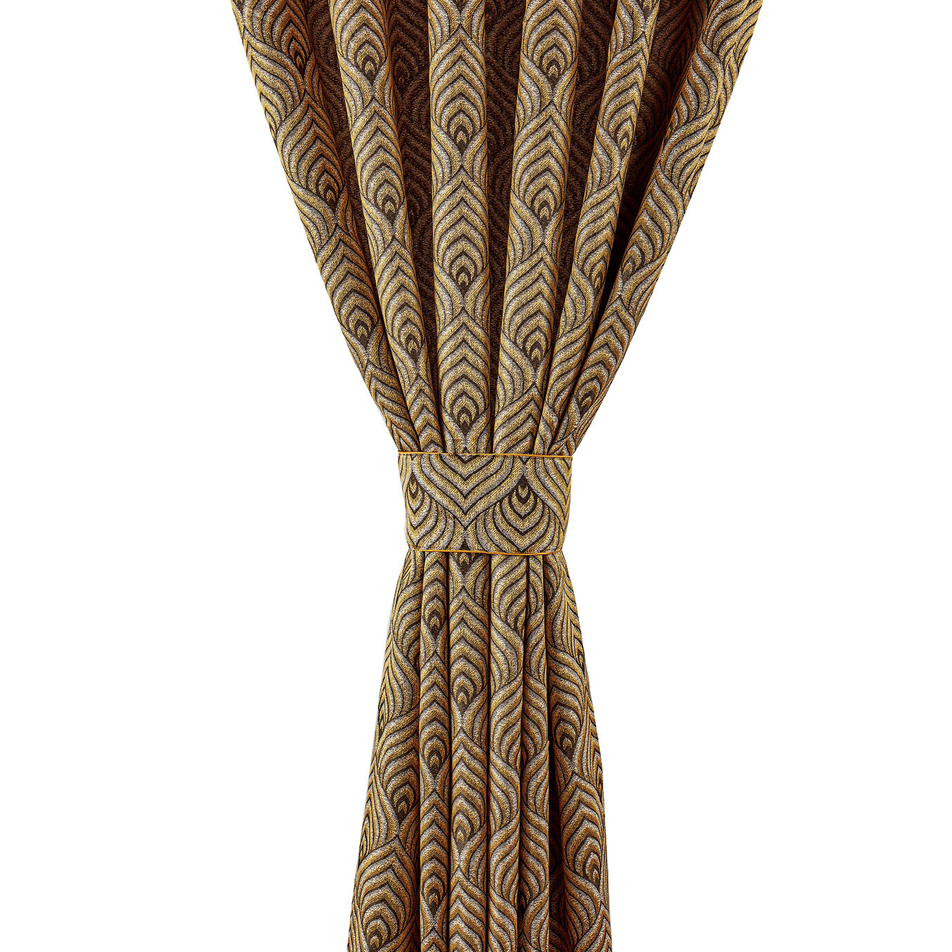 Wave Curtains Pencil Pleat Pair Heavy Soundproof 2 Pack Curtain Door