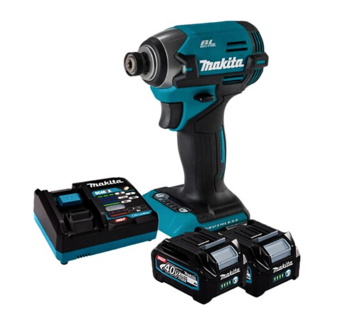 Makita TD003G BL 40V 2x4.0Ah Sleeve 6.35mm 3700Rpm 4100Ipm