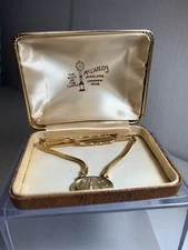 Vintage c. 1960’s Longview Texas McCarleys Jewelers Box Anson Tie Bar Clip RARE