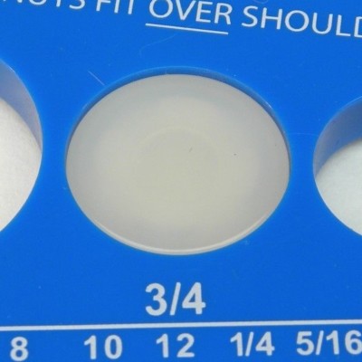 3/4 Nylon Hole Plug (Translucent) - Greschlers Hardware