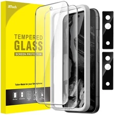 JETech Screen Protector for Google Pixel 8a 6.1-Inch with Camera Lens Protector