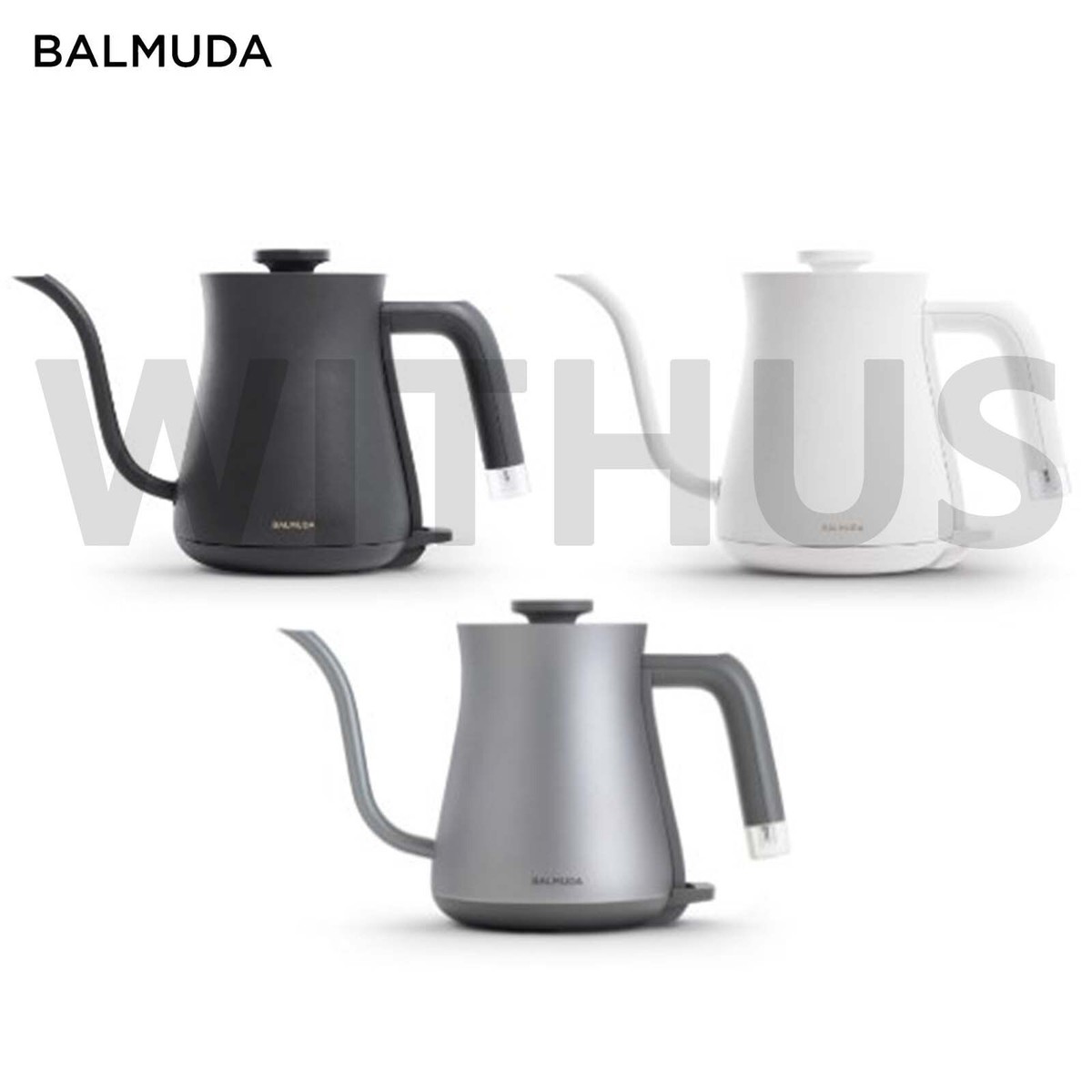 BALMUDA The Pot Electric Kettle Pot KPT01 Black White Silver