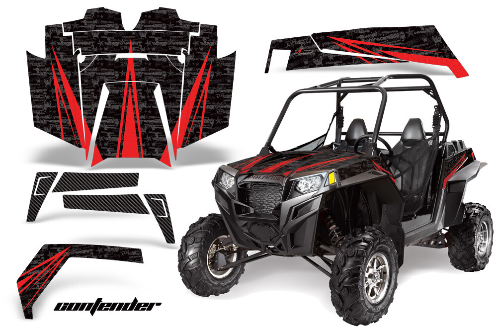 UTV Graphics Kit Decals Stickers For Polaris RZR XP 900 11-14