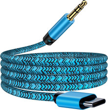 USB C to 3.5mm iPhone 17 Pro Max 16 15 Audio Aux Jack Cable Car Stereo Cord 3.3f