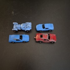 Lot Of 4 Vintage Tootsietoy Cars Paint Damage
