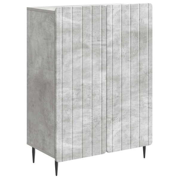 Sideboard Betongrau 66X34,5X92 Cm Holzwerkstoff FüR Wohnzimmer-image