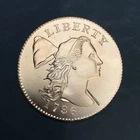 Photo of a 1796-P Large Cent from an eBay sale