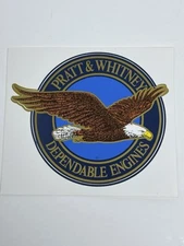 Pratt & Whitney Dependable Aircraft Engines Sticker Old Style 5.5” Aerospace