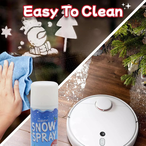 Aerosol para nieve The Chiristmas Workshop decoración de ventanas de Navidad 250 ml - Imagen 9 de 12