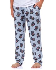 Godzilla Pajamas Men's Chibi Character AOP Lounge Sleep Pajama Pants