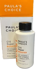 Paula’s Choice C15 Super Booster 15% Vitamin C 20ml .67oz NEW