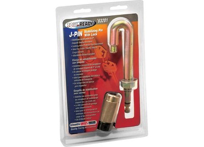 Draw-Tite 63201 Class 3 J-Pin Anti Rattle Pin w/Barrel Lockset