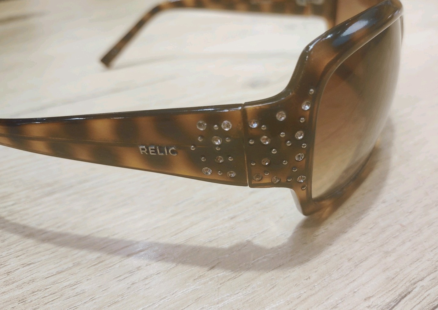 Rhinestone Tortoiseshell Sunglasses - image 6