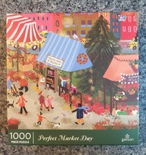 NEW Galison PERFECT MARKET DAY 1000 piece puzzle autumn fall Halloween