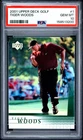 2001 UPPER DECK GOLF #1 TIGER WOODS PROOKIE RC SA 10