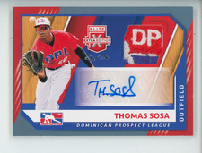 2021 Elite Extra Edition Thomas Sosa RC AUTO WORN JERSEY LOGO PATCH 1/1 Orioles