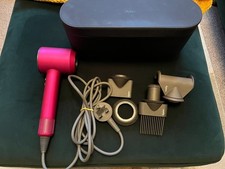 Dyson Supersonic Professional Hair Dryer Fuchsia/Nickel and Storage Case