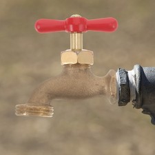 Wall Mounted Brass Garden Faucet Outdoor Water Spigot Yard Faucet