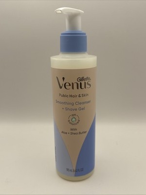 Gillette Venus Pubic Hair & Skin Smoothing Cleanser + Shave Gel With Shea Butter